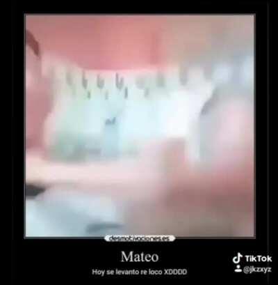 Mateo se levantó reloco 🤣🤪☝🏻😎