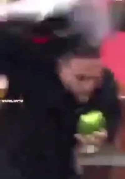 This man's health must have been running low.