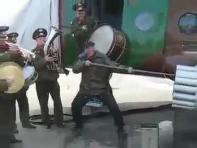 A normal aircraft cleaning.