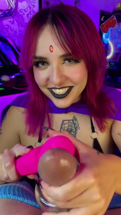 Teasing and edging my cute little slut with my vibe, you wanna be next?