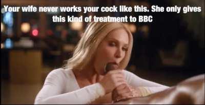 Your wife knows how to work BBC…