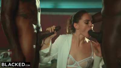  Blacked Blowjob Threesome 