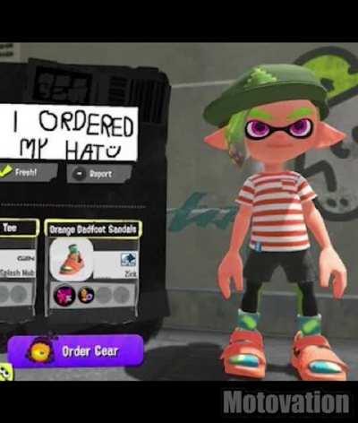 Proud for him, he got his hat back!