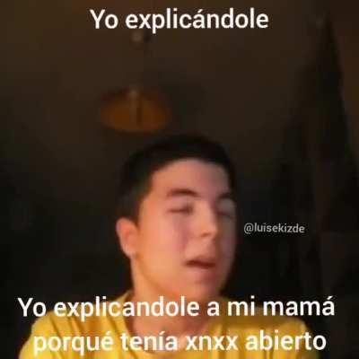 Yo explicándole