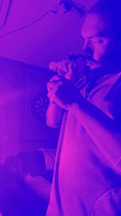 Cloudy night, watching UFC