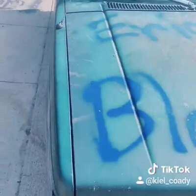 Bansky like graffiti in my colors but I didn't do. #Shaggyduh #churchofatomology