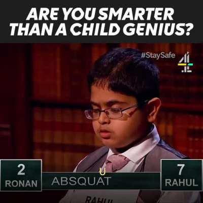 Are you Smarter than a Child Genius?