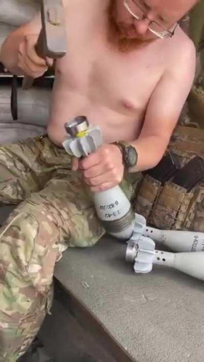 modify 82mm mortar mine into rpg-7 ammo