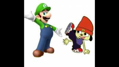 Luigi and Parappa finally meet for the first time! (NOT CLICKBAIT)