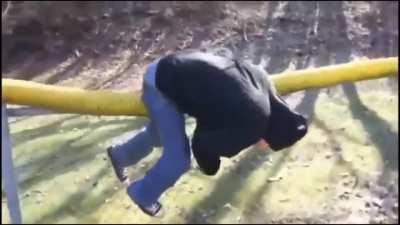 HMFT after While i backflip of a sign