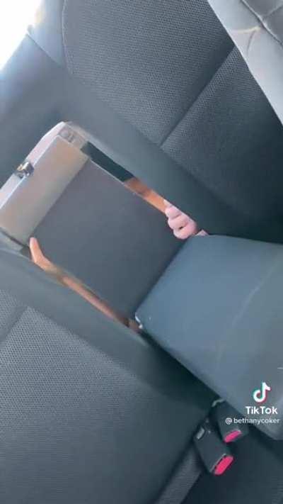 Naked man in someone’s trunk