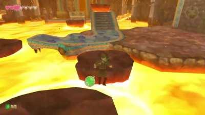 Thanks for hopping right into the lava, Link.