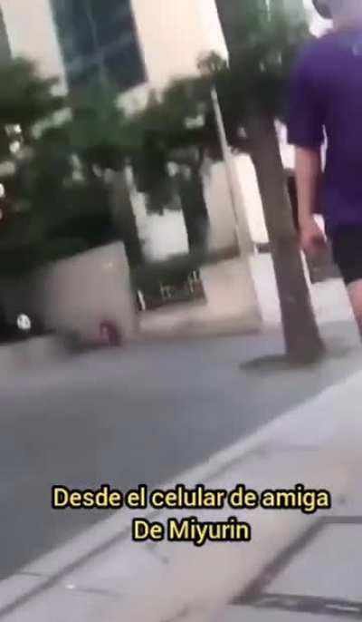 Japanese tourist in Seoul gets harassedd by a local guy demanding her for well, 