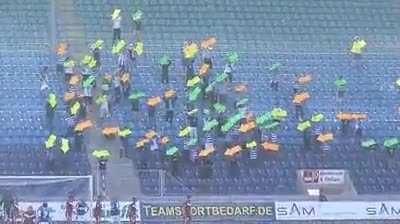 Болельщики Магдебурга после пяти матчей без единого гола.