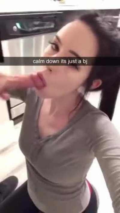 Your GF is kinda gullible-- other guys will tell her that dirty snaps, nudes, and even BJs aren't really cheating.. She is kinda innocent about that stuff and just believes them