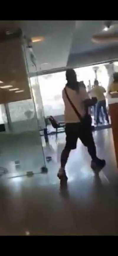 Because of the economic situation in Lebanon, citizens cant take their money out of the banks, this Lady takes maters into her own hands by holding the bank at gun-point to get her money to pay for her sisters cancer treatment.