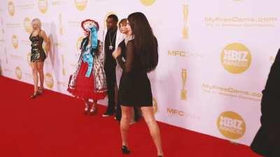 Gabbie Carter on the red carpet