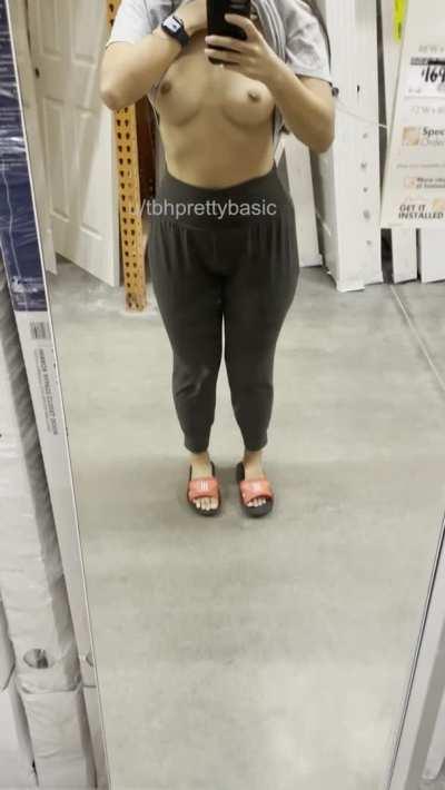 Do you think we could fuck in between the aisles? [gif]