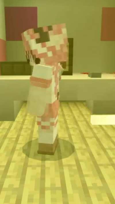 Are you winning son but it's in Minecraft