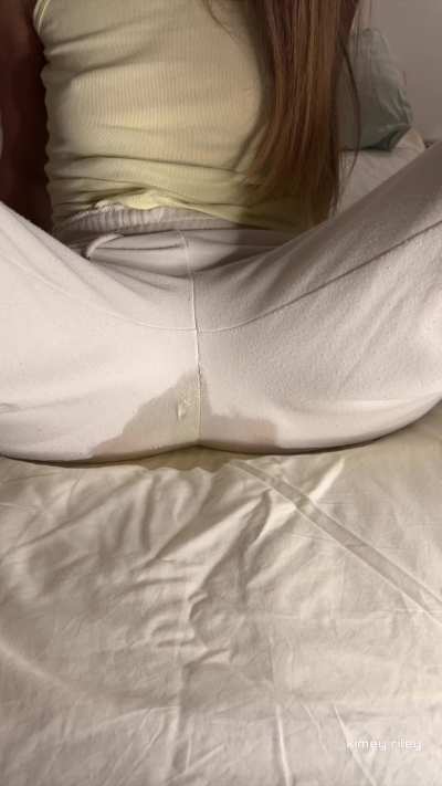 I don't think the hotel crew are happy that I peed on their bed