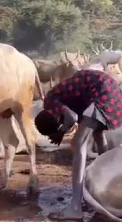 A hot shower by Masaai standards.