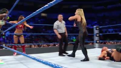 Becky Lynch belly punching compilation