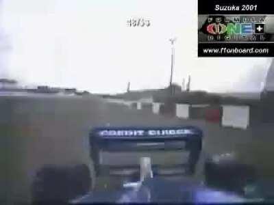 f1onboard.com , on board formula one1 driver , crash video high quality , clear 240p video japan 2001 , experience of driver formule1 from your home for free