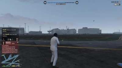 Was messing around at LSIA with a couple others and somehow hit this moving double headshot.