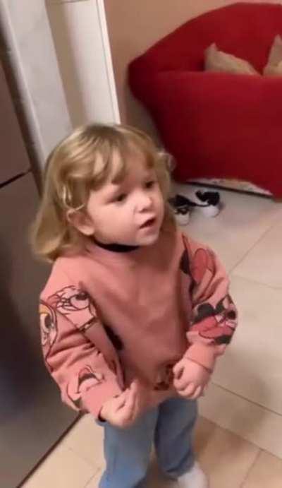 Little Angry Italian Girl
