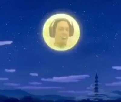 Not even the moon likes anime