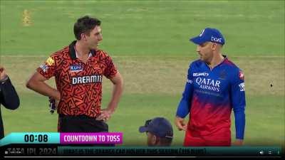 lmfao faf du plesis explaining how the toss went vs mumbai