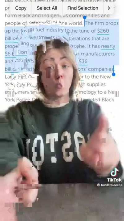 There is a Gen Z led revolution happening on TikTok right now. This clip has had 500k views and there are thousands more like it being shared every day. This is why governments are desperately trying to shut down TikTok. Gen Z is fierce and unstoppable an