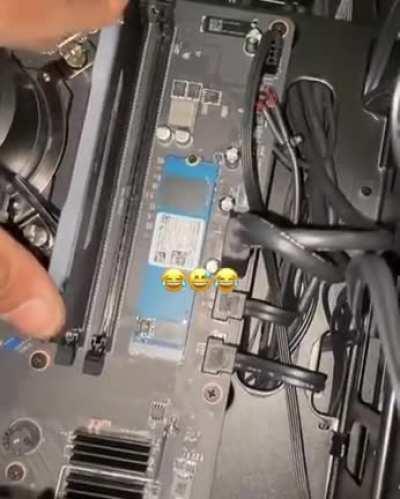 Gotta hear the *click* when installing RAM