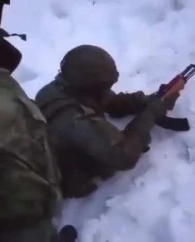 Textbook idiot with gun