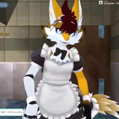 I know there's a furry here but why are they moving like they're in meet the scout