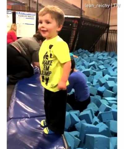 while I do a sick backflip