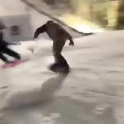 I would have snapped my neck many times over