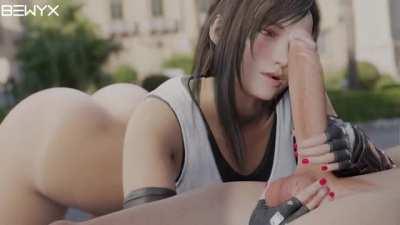 Tifa blowjob (Bewyx) [Final Fantasy]