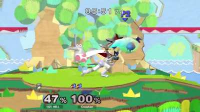 Was going for a Dash attack combo record.