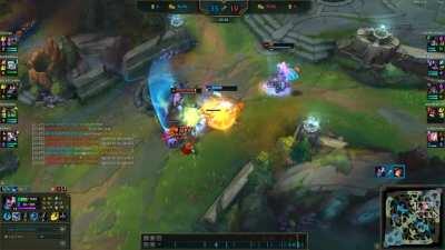 My 12 year old brother 1v5 the enemy team as yasuo and got the penta