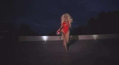 As Pamela Anderson in ‘Baywatch’ via Instagram 11-4-24