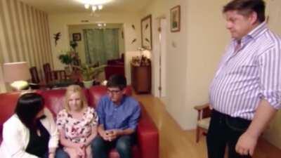 Contestant on uk cooking show come dine with me swallows a tough pill after coming last. Everyone died in that room that day.
