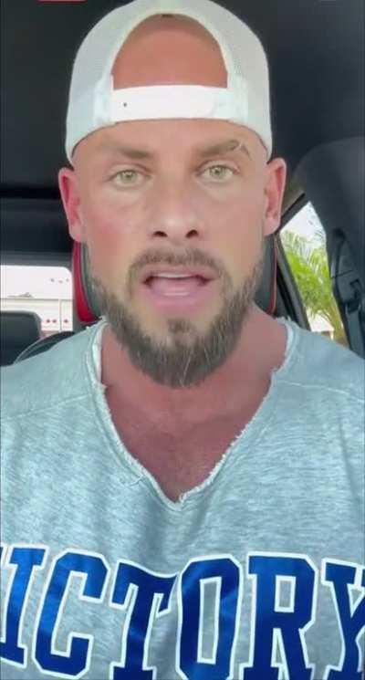 Girl gets upset people are in the gym with her. Joey Swoll calls her out