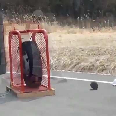 Helmet gets left behind