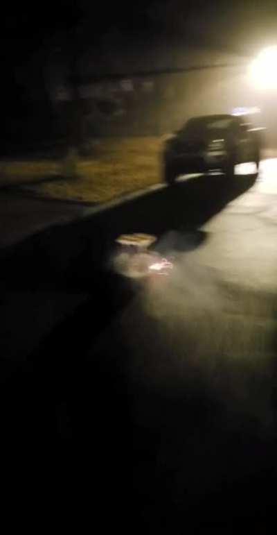 Firework was a little bigger than expected