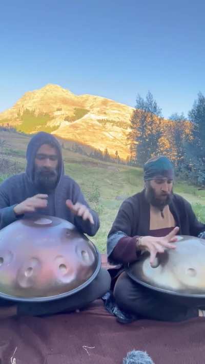 Handpan jam in Peru