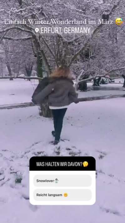 Winter Wonderland im März