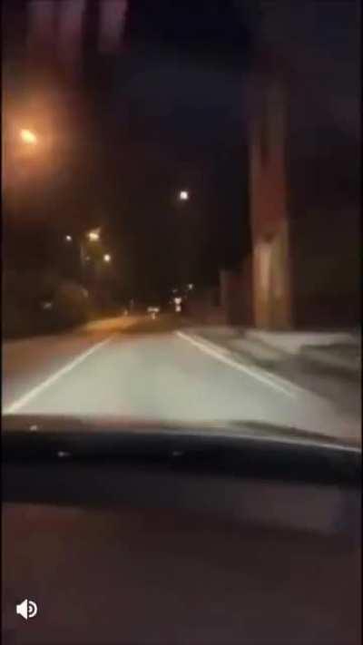 Going 160km/h in an unfamiliar street