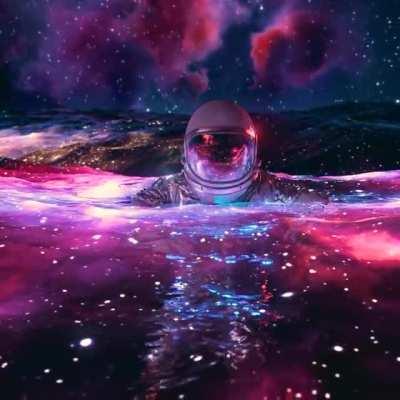 My latest loop gif 'Floating In Space'