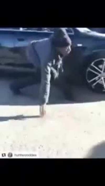 she did not in fact know what hit her